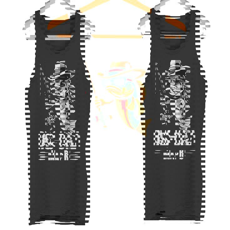 Bass-Ically I'm A Pro バスフィッシングアパレル メンズ キッズ タンクトップ