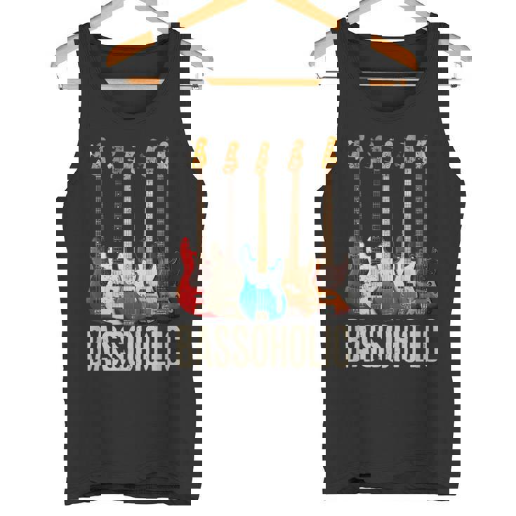 Bassoholic ベースギタープレーヤーのベーシストのコレクターのためのギフトbass タンクトップ