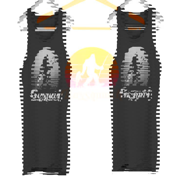 Basssquatch ビッグフット 釣り バス フォレスト シルエット タンクトップ