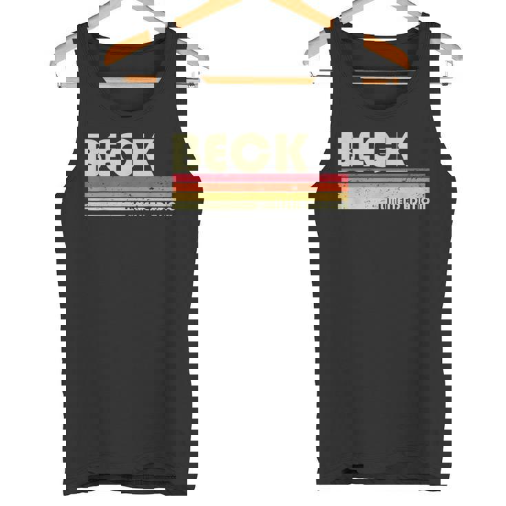 Beckurname 面白い レトロ ヴィンテージ 80年代 90年代 誕生日 再会 タンクトップ