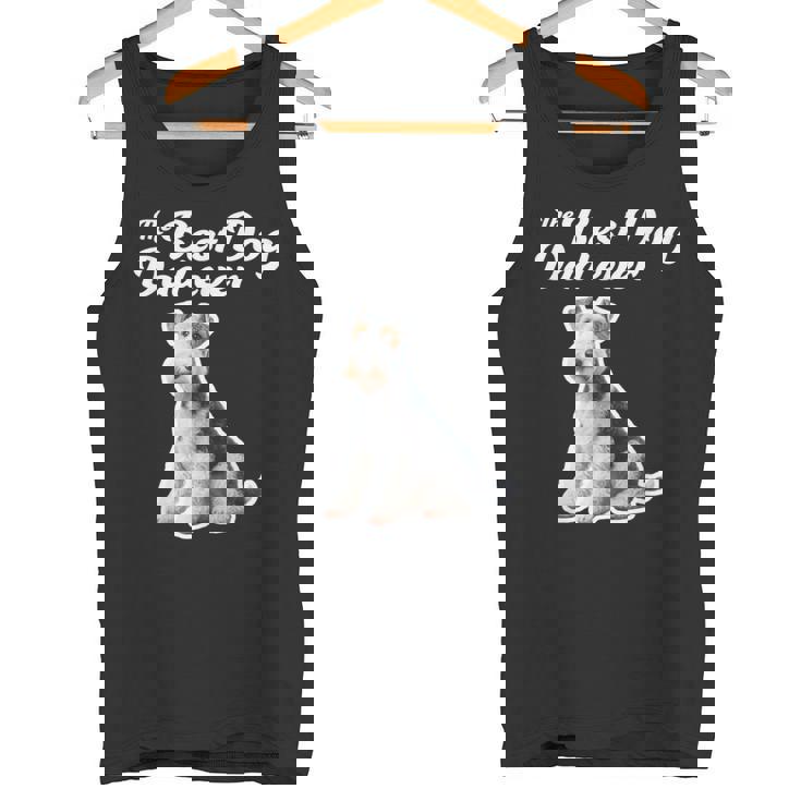 Best Dog Dad Ever ワイヤーフォックステリア タンクトップ