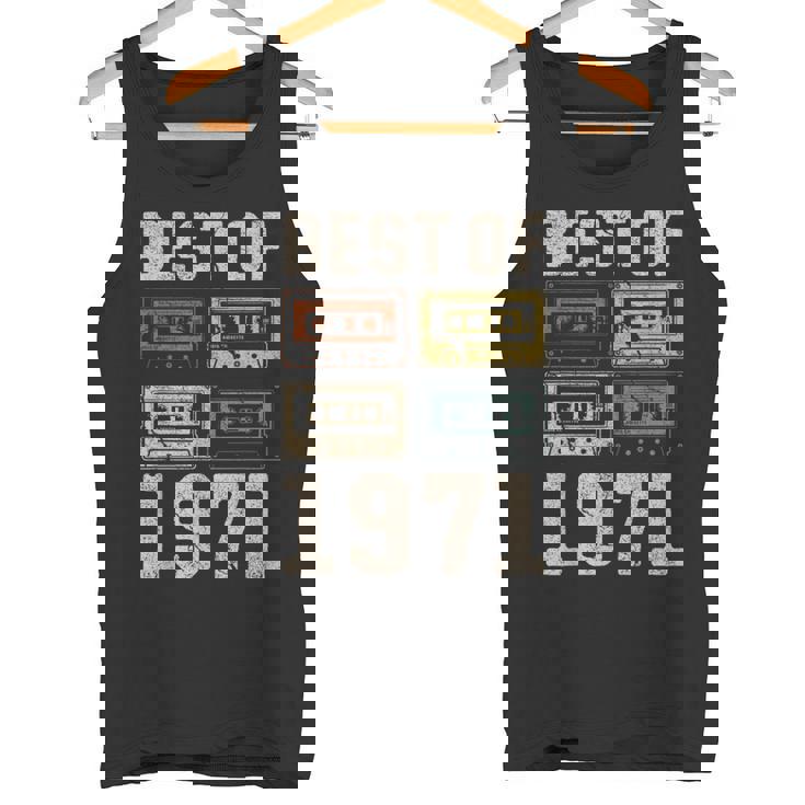 Best Of 1971 カセットテープ・レトロ 54歳の誕生日 タンクトップ