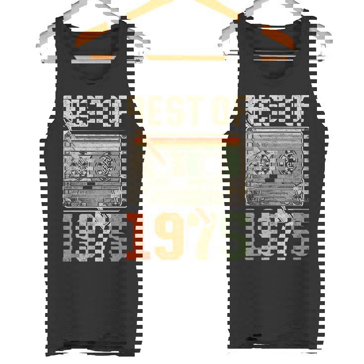 Best Of 1975 オールド・カセット 50歳の誕生日 レトロ タンクトップ