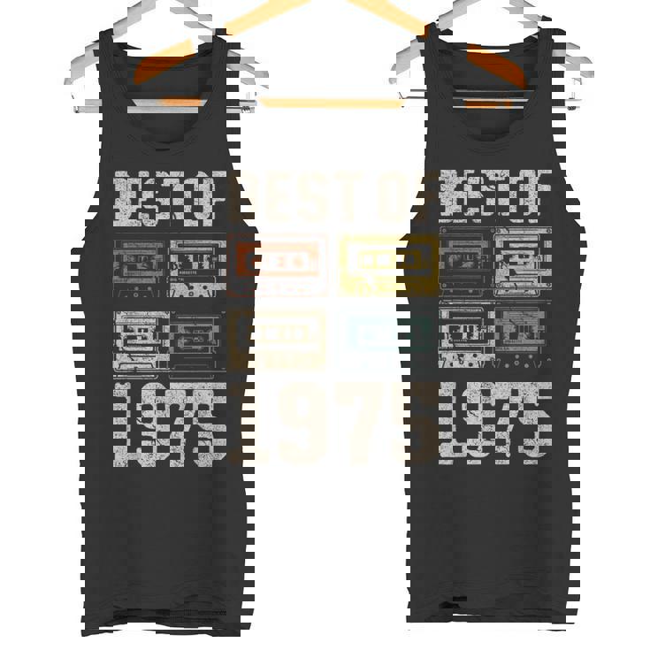 Best Of 1975 カセットテープ・レトロ 50歳の誕生日 タンクトップ