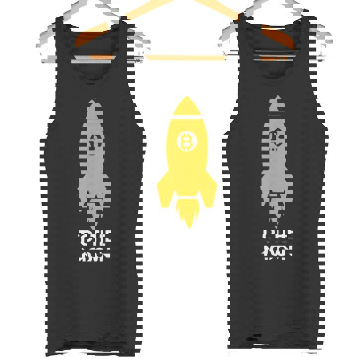 Bitcoin To The Moon おもしろビットコインシャツ ビットコインギフト タンクトップ