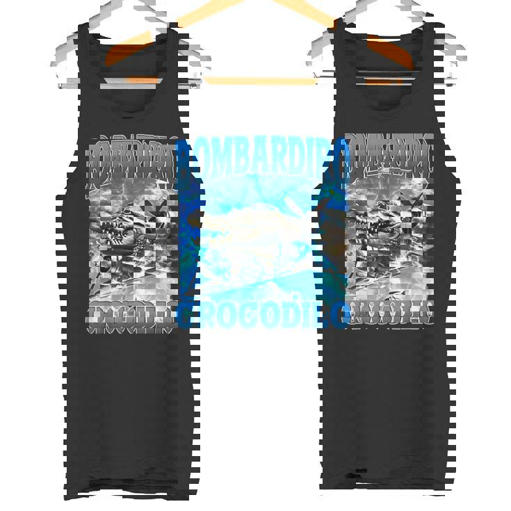 Bombardiro Crocodilo 面白い イタリアン ブレイン ミーム ブーツレッグ タンクトップ