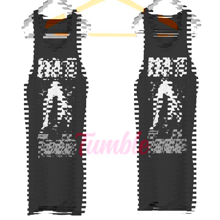 Born To Tumble おもしろアクロバット 体操 体操 タンクトップ