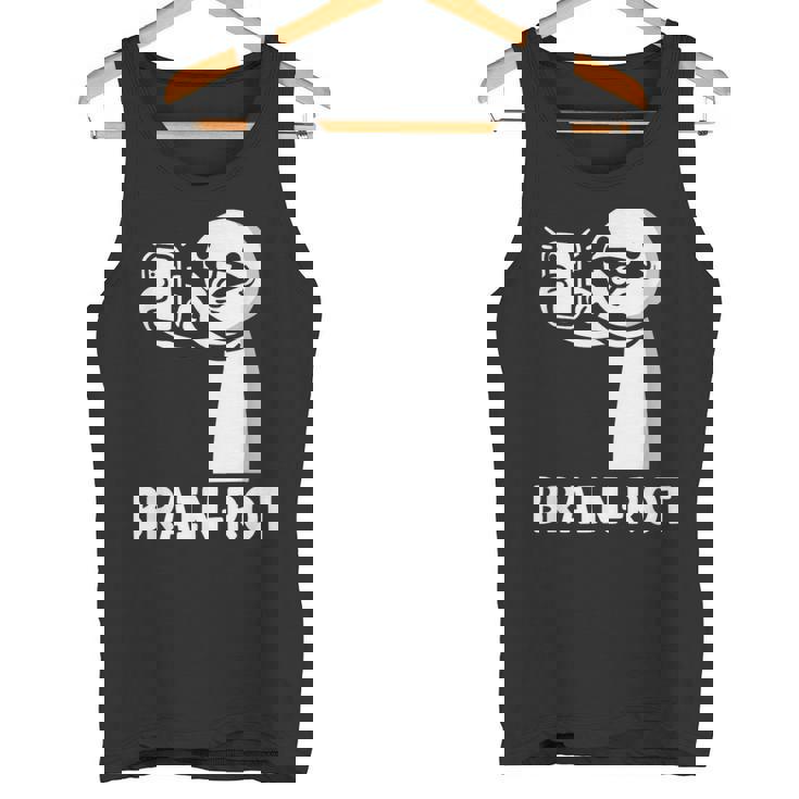 Brain Rot シャツ Word Of The Yeartickman Brainrot タンクトップ