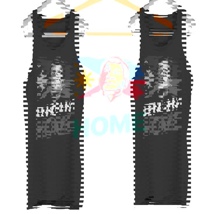 Bring Him Home サポーター Digong Duterte フィリピン Du30 タンクトップ