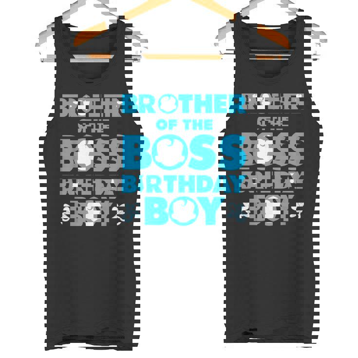 Brother Of The Boss 誕生日 男の子 赤ちゃん 家族 デコレーション タンクトップ