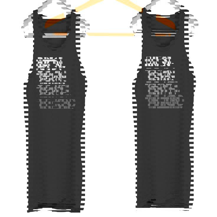 Burton -The Man Myth Legend タンクトップ