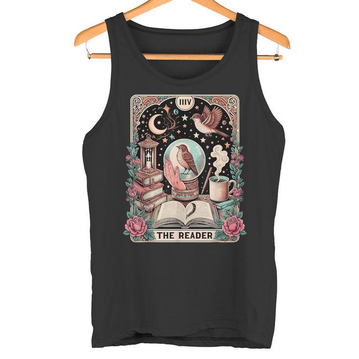 Camisa Con Cartas De Tarot De The Reader Divertida Amante De Los Libros Camiseta sin mangas