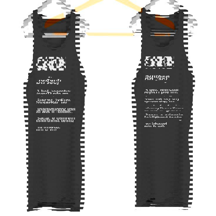 Canon ネームシャツ タンクトップ