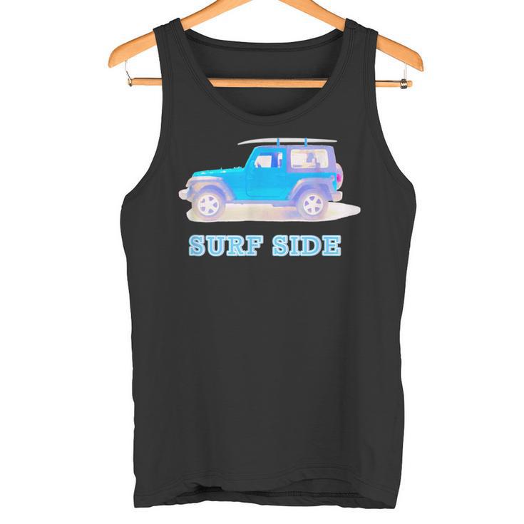 The Car On Theeaside【Surfide サーフサイド】車 サーフィン／サーファー 夏・海 タンクトップ