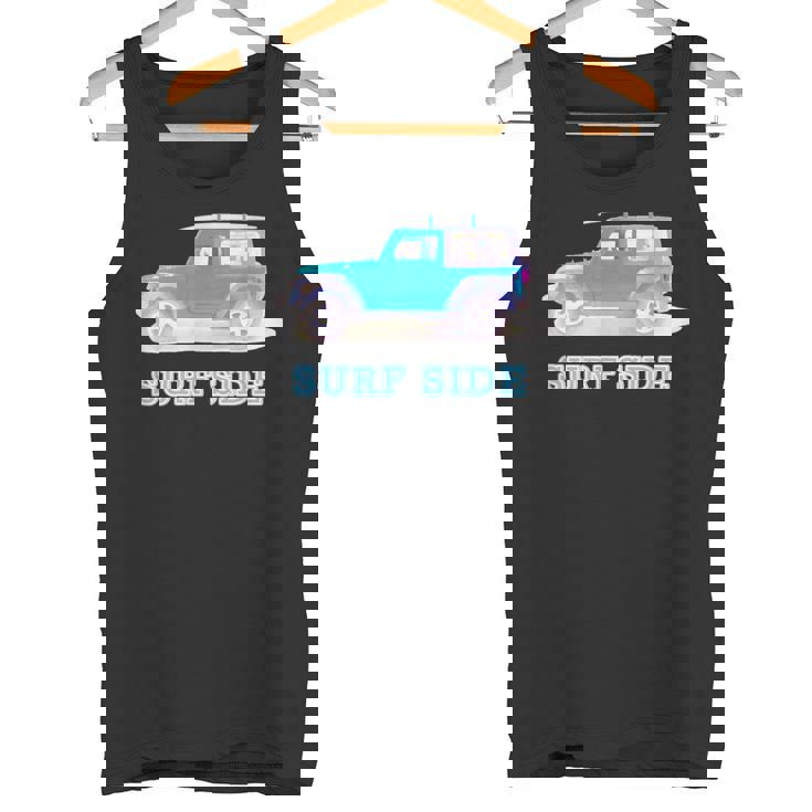 The Car On Theeaside【Surfide サーフサイド】車 サーフィン／サーファー 夏・海 タンクトップ