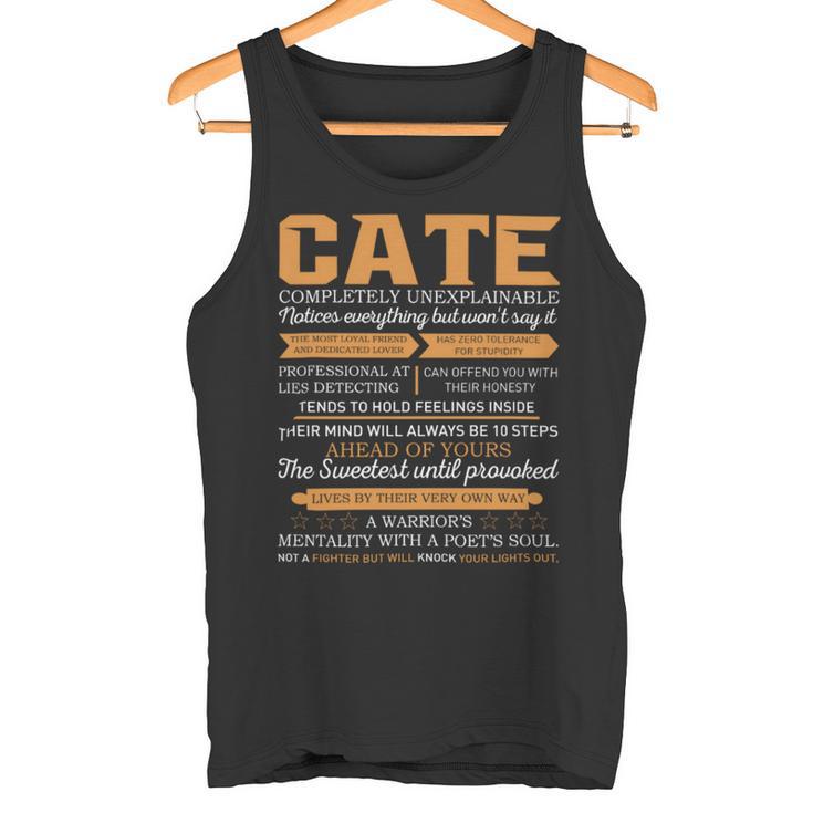 Cate Completely Unexplainable Notices Everything But Won’T Say It Name Tank Top