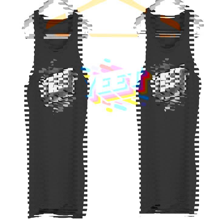 Celebration Yeet キッズ トレンディ ミーム スローガン Yeeting タンクトップ