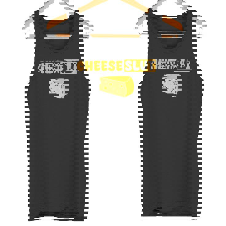 Cheeselut ファニーチーズ愛好家 乳製品 カード ユーモア メンズ レディース タンクトップ