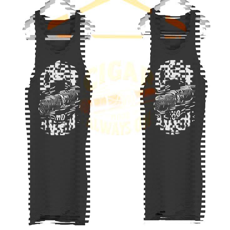 Cigar Mood Always On Cigar ファニーグラフィックtシャツ タンクトップ