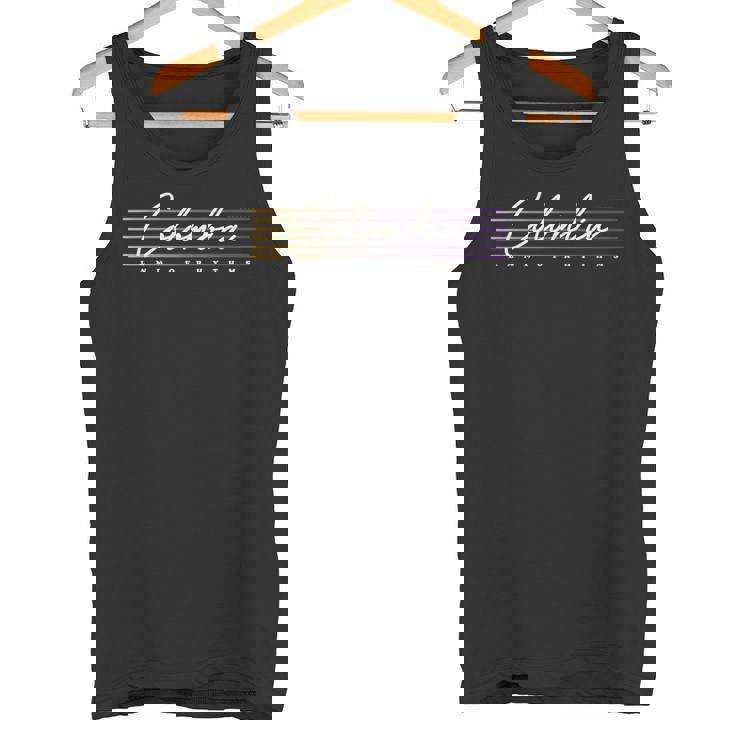 Colombia レトロなスタイルのコロンビア タンクトップ