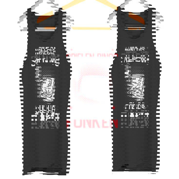 メンズ Coole Opas Funken アマチュア無線機 アマチュア無線機 タンクトップ