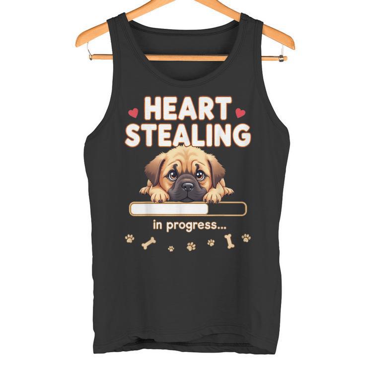 Corazón Bullmastiff Perro Divertido Regalo Bullmastiff Cachorro Camiseta sin mangas