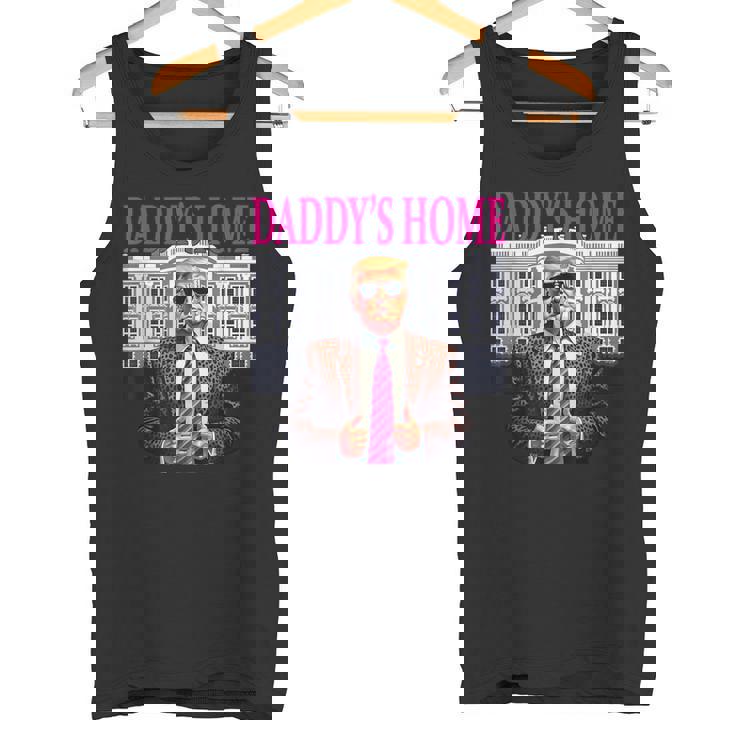 Daddy's Home Pink President Donald Trump House タンクトップ