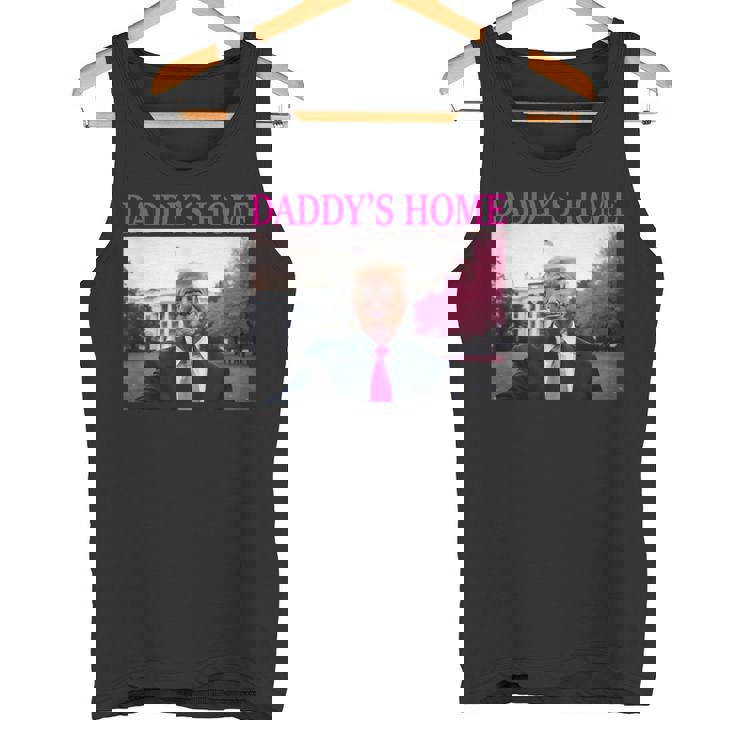 Daddy's Home President Donald Trump Pink Trumpelfie タンクトップ