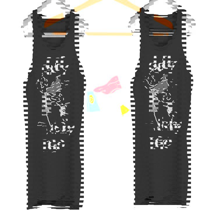 Daddy Is My Herouper Dad 手描き タンクトップ