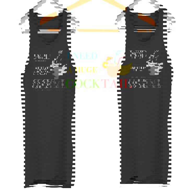 Day Drinking I Need A Huge Cocktail For カクテル タンクトップ
