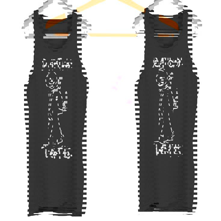 Death To My Twenties RIP 20代 30歳の誕生日 タンクトップ