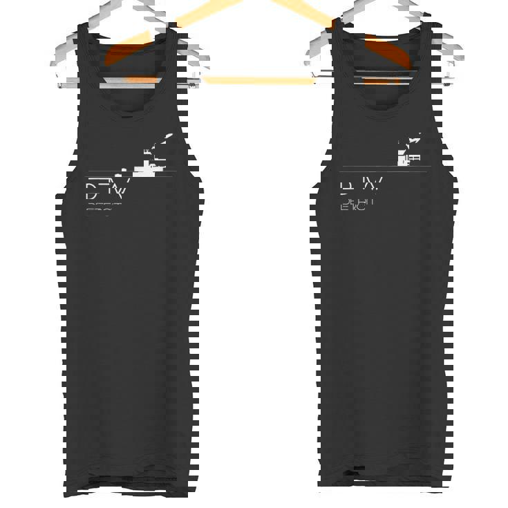 Detroit Airport Code お土産ギフト Dtw タンクトップ