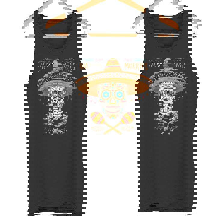 Dia -De-Los- Muertosグラフィック タンクトップ