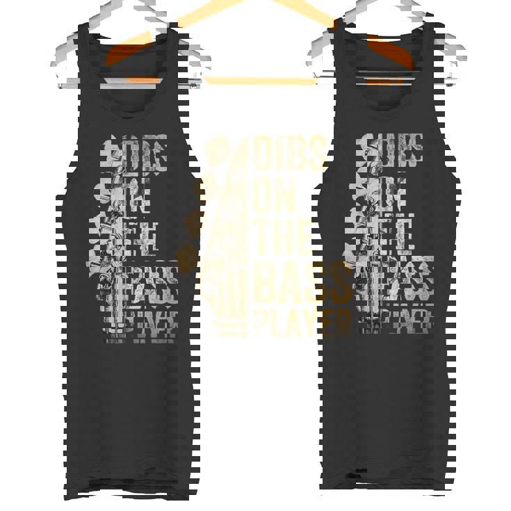 Dibs On The Bass Player ギターミュージシャン タンクトップ