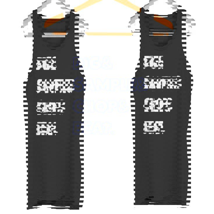 Dig&Sample&Chop&Beat シャツ Mpc ドラムサンプラー 音楽愛好家 タンクトップ