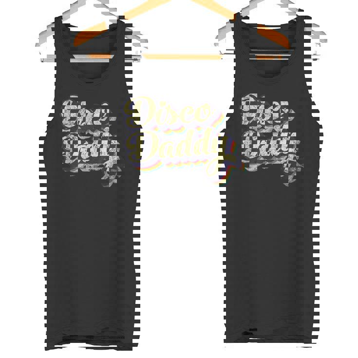 Disco Daddy Disfraz De Disco Para El Día Del Padre Para Hombre Camiseta sin mangas