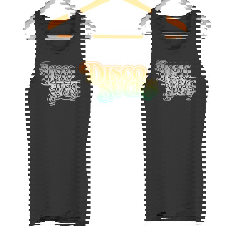 Discoucks 1970S Retrointage Desgastado T Camiseta sin mangas