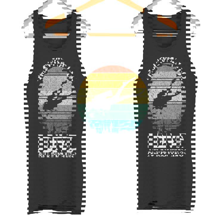 Diverintage Ocean Diver I Dive Camiseta sin mangas