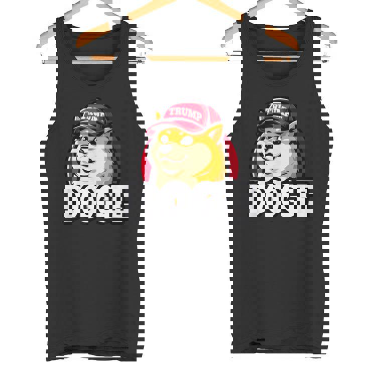 Doge Trump Hodl Cryptocurrency タンクトップ
