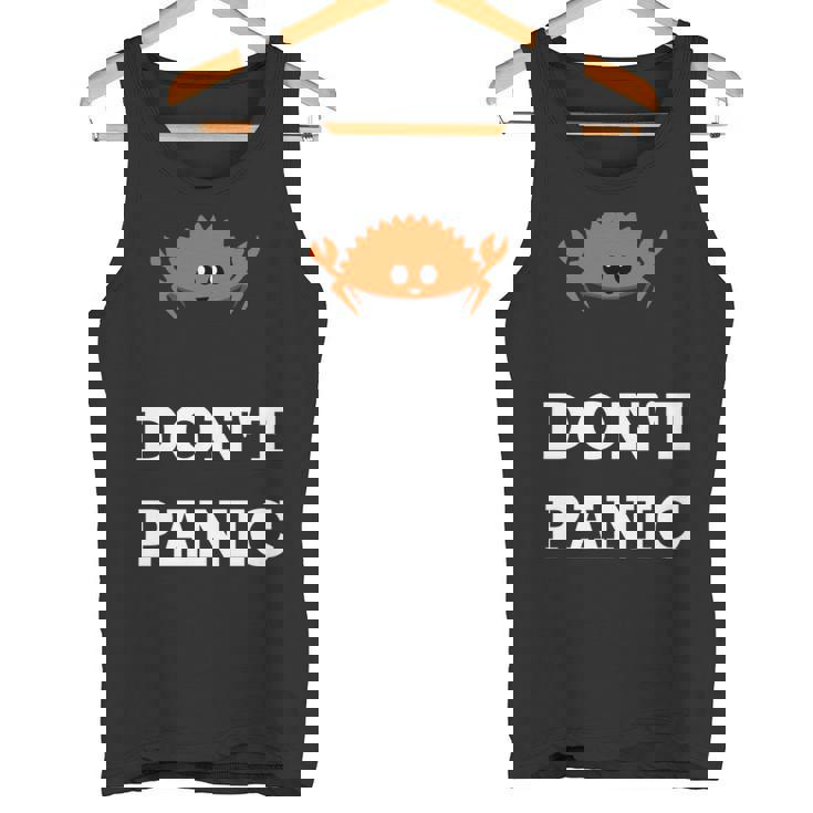 Don't Panic Rustacean Ferris The Crab Rustプログラミング 長袖tシャツ タンクトップ