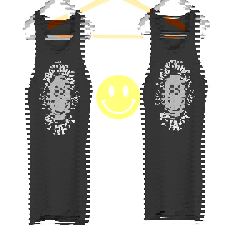 Don't Worry We Be Happymile Face レトロ グルービー 70年代 タンクトップ