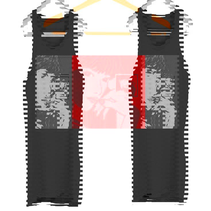 Dot Pattern Original Icon Official Illustration Red タンクトップ