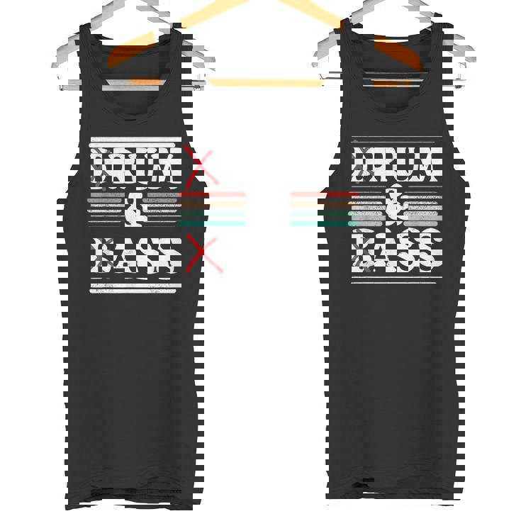 Drum & Bass Rum & Ass Retrointageibes Team タンクトップ