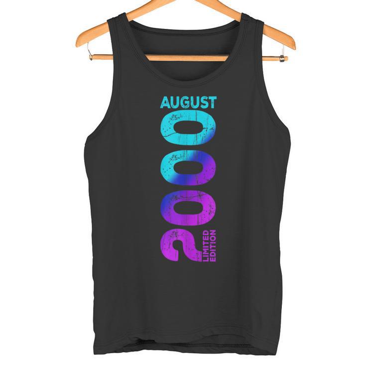 Edición Limitada Agosto 2000 Año 2000 Retro 2000 Camiseta sin mangas