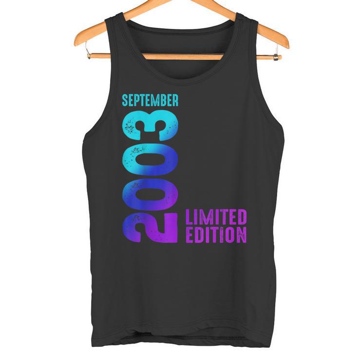 Edición Limitada Deeptiembre De 2003 Camiseta sin mangas