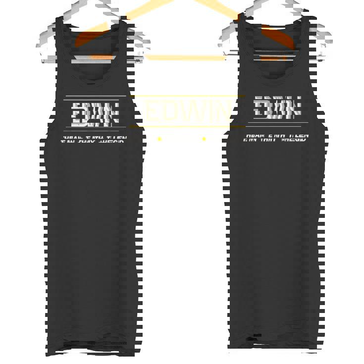 Edwin The Man The Myth The Legend タンクトップ