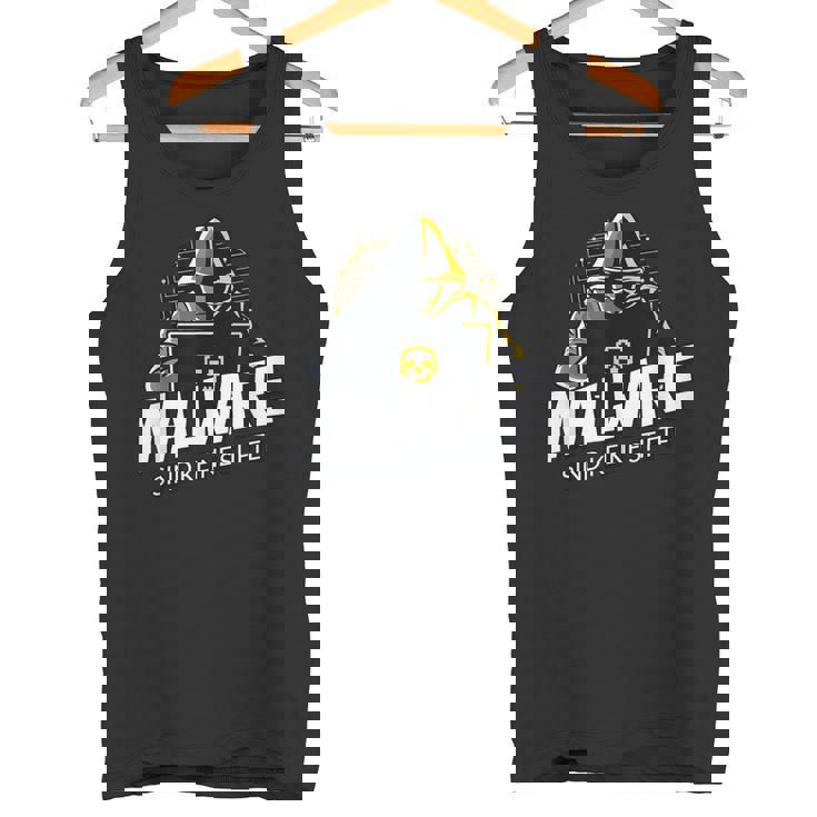 El Malware Noon Bolígrafos Informáticos Computadora Geek Hackers Camiseta sin mangas