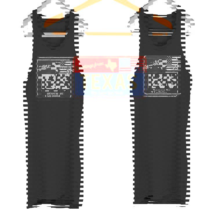 Enjoy Wear Cool Texas Wildintage Texas Usa タンクトップ