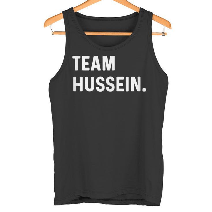Equipo Hussein Nombre Camiseta sin mangas