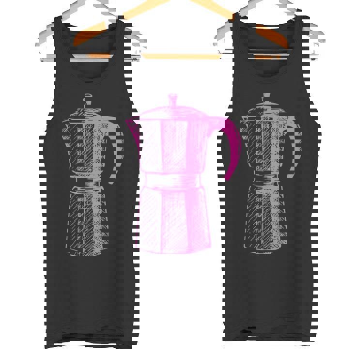 Essenza Italiana Moka コーヒーメーカー タンクトップ